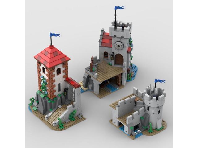 ZITIANYOUBUILD MOC-150482 Odd Castle by the Sea, Castle Keep Modular Building 1527 Parts