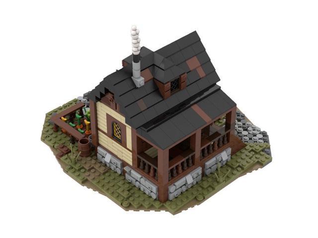 ZITIANYOUBUILD MOC-114425 Medieval Peasant`s House Model with Farm Building Toys Set 1043 Parts