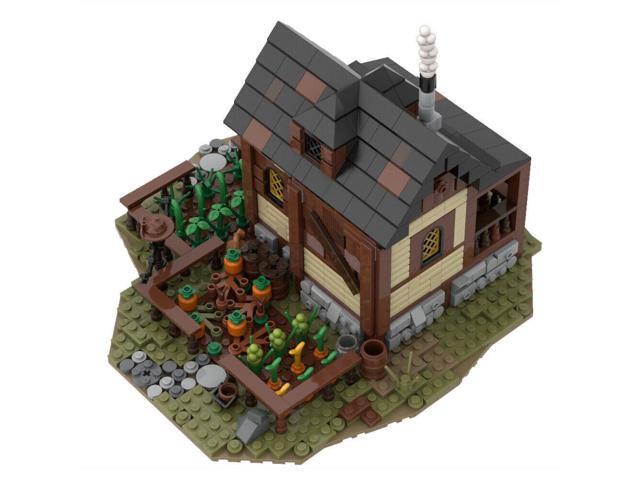 ZITIANYOUBUILD MOC-114425 Medieval Peasant`s House Model with Farm Building Toys Set 1043 Parts