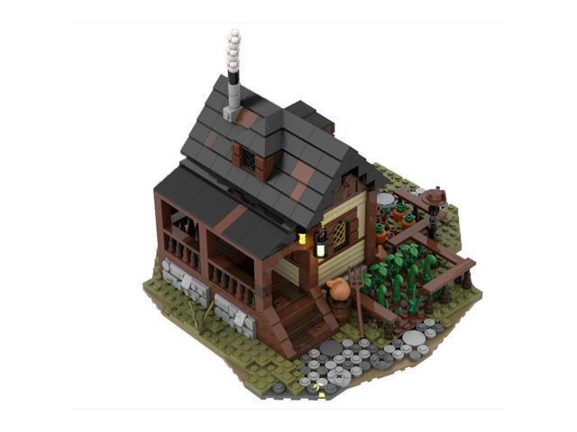 ZITIANYOUBUILD MOC-114425 Medieval Peasant`s House Model with Farm Building Toys Set 1043 Parts