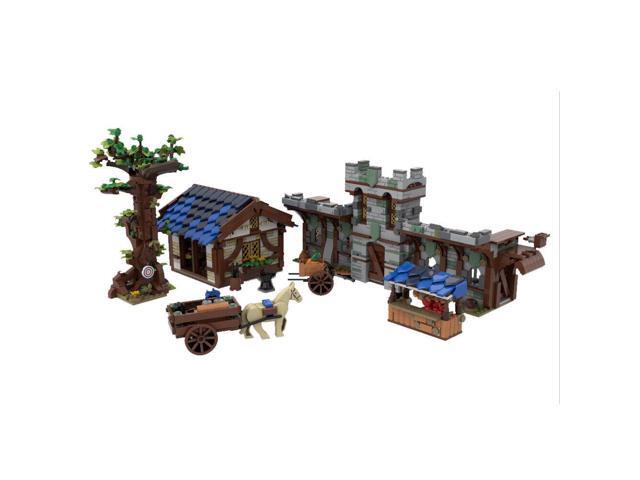ZITIANYOUBUILD MOC-80029 Medieval Town, House, Windmill, Market 2164 Parts Choose One of Five