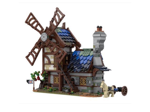 ZITIANYOUBUILD MOC-80029 Medieval Town, House, Windmill, Market 2164 Parts Choose One of Five