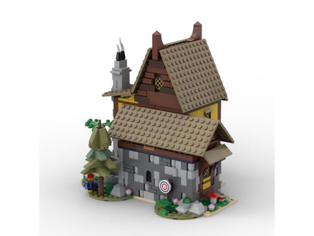 ZITIANYOUBUILD MOC-153392 Medieval Cottage Hut with Little Wood Shack Building Toys 977 Parts