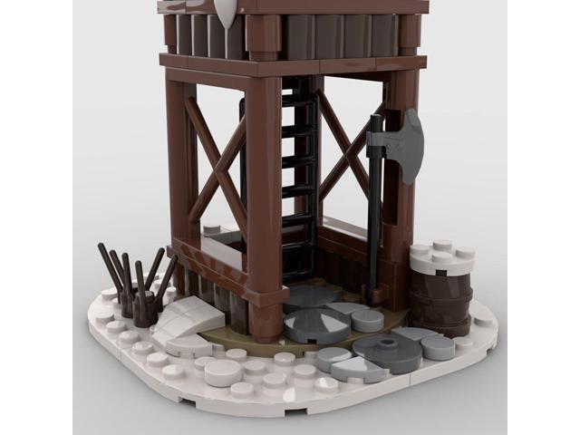 ZITIANYOUBUILD Custom MOC-95891 Winter Viking Tower Parts 306 Parts Kids Gift for Christmas