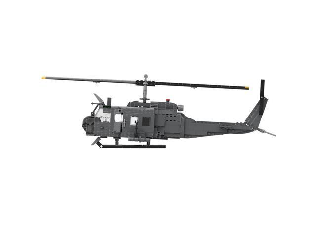 ZITIANYOUBUILD MOC-93333 Utility Military Helicopter First Turbine-powered Helicopter 722 Parts