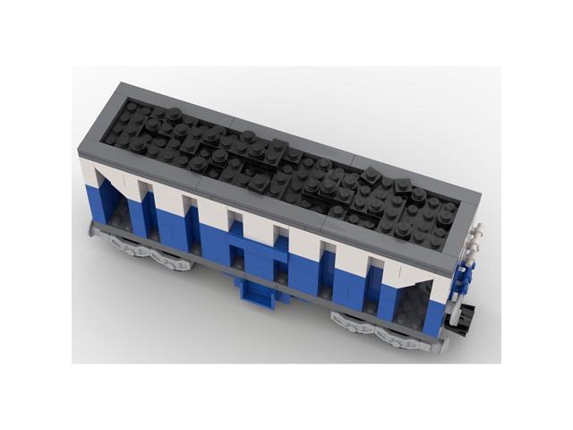 ZITIANYOUBUILD Custom MOC-87473 4-Axle Coal Train Carriage 322 Parts Kids Gift for Christmas