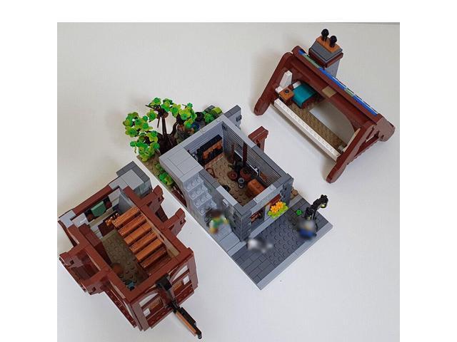 ZITIANYOUBUILD MOC-153710 Modular Medieval City Street House Model Building Toys Set 1683 Parts
