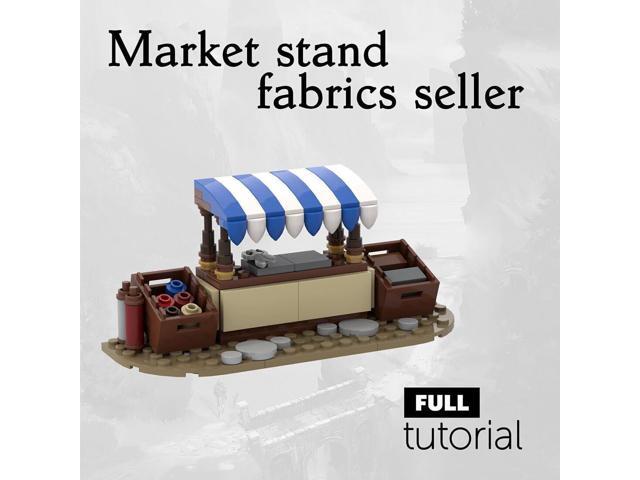 ZITIANYOUBUILD Custom MOC-78674 Medieval Fabric Seller 97 Parts Kids Gift for Christmas