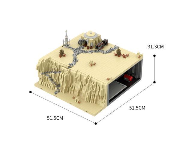 ZITIANYOUBUILD C5985 Modular Secret Base on Tatooine Model Building Toys 7325 Parts