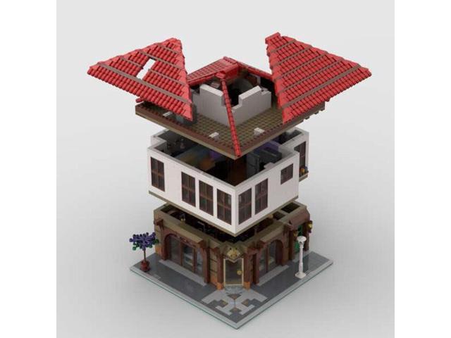 ZITIANYOUBUILD MOC-109388 Antique Shop with Traditional House Modular Building 3439 Parts