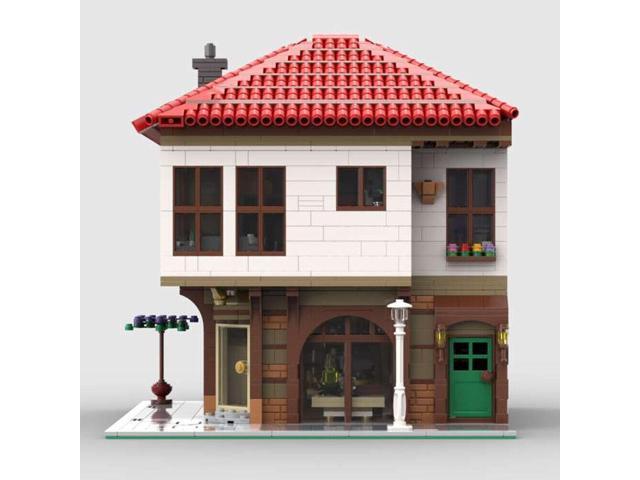 ZITIANYOUBUILD MOC-109388 Antique Shop with Traditional House Modular Building 3439 Parts