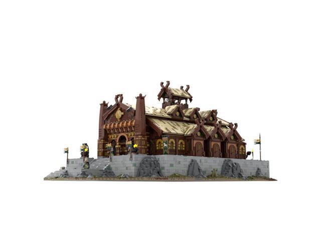 ZITIANYOUBUILD MOC-140878 Great Hall on Top of the Hill with Straw Roof & Interior 10029 Parts