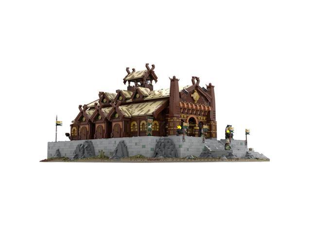 ZITIANYOUBUILD MOC-140878 Great Hall on Top of the Hill with Straw Roof & Interior 10029 Parts