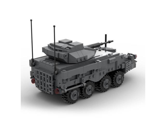 ZITIANYOUBUILD Custom MOC-114159 Military Tank Model 485 Parts Kids Gift for Christmas