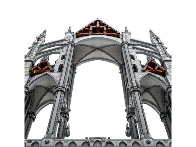 ZITIANYOUBUILD MOC-172185 Gothic Cathedral- Cross Section 1:42 Scale 41101 Parts 1.34m High