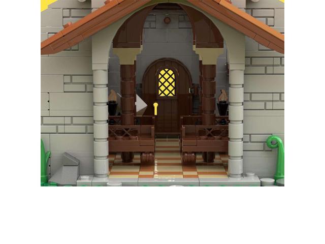ZITIANYOUBUILD MOC-153931 Church Extension Compatible with Lion Castle 10305 Kit 1449 Parts