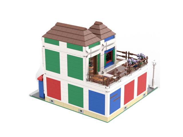 ZITIANYOUBUILD MOC-75865 Colourful Homes Town Modular Building for Christmas 1865 Parts