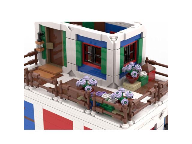 ZITIANYOUBUILD MOC-75865 Colourful Homes Town Modular Building for Christmas 1865 Parts