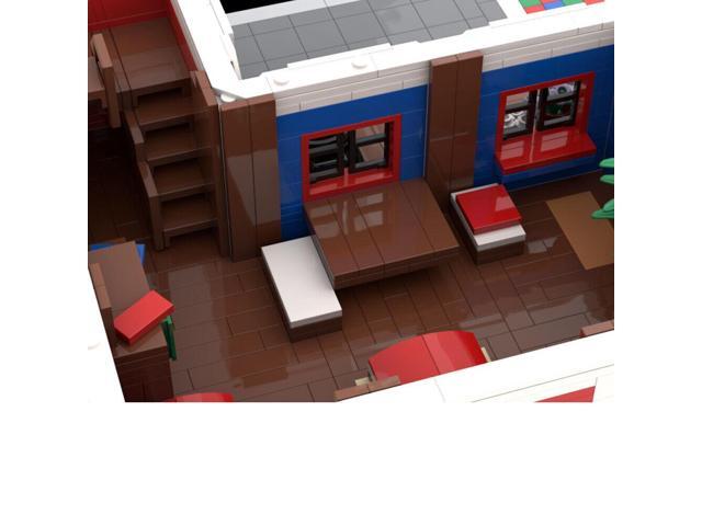 ZITIANYOUBUILD MOC-75865 Colourful Homes Town Modular Building for Christmas 1865 Parts
