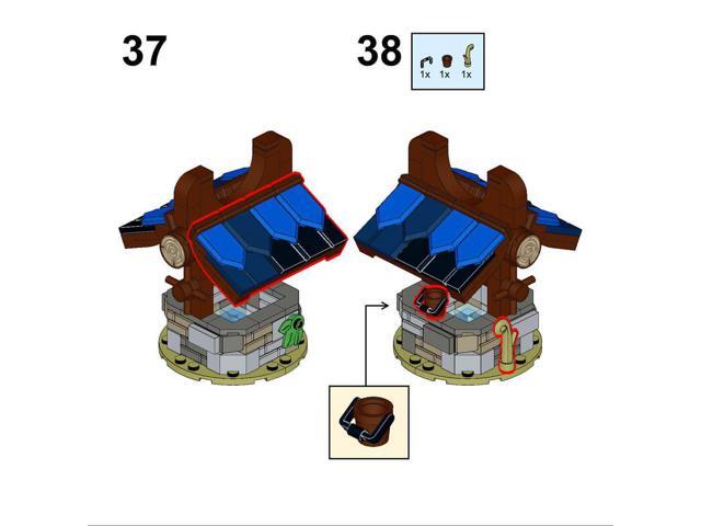 ZITIANYOUBUILD Custom MOC-78747 Medieval Village Well 142 Parts Kids Gift for Christmas