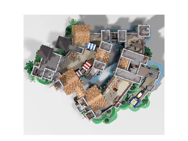 ZITIANYOUBUILD MOC-129180 10305 Castle Epic Extended Version with Detailed Interior 12988 Parts