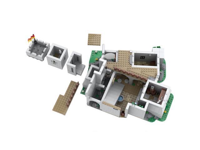 ZITIANYOUBUILD MOC-142666 3517 Parts Tower Keep & Low Courtyard Extension for Set 10305 Castle