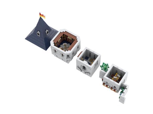ZITIANYOUBUILD MOC-142666 3517 Parts Tower Keep & Low Courtyard Extension for Set 10305 Castle