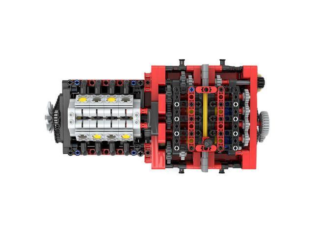 ZITIANYOUBUILD MOC-79482 Manual 8 Speed Gearbox Model with Power Functions 685 Parts