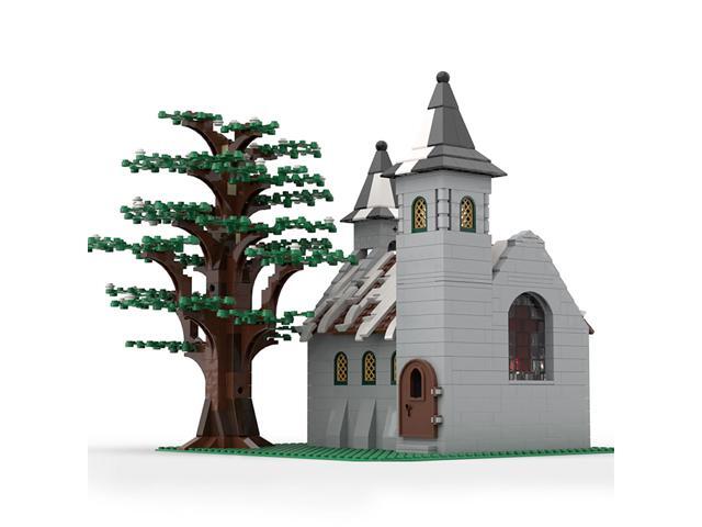 ZITIANYOUBUILD YOUFOY A Little Romanic Style Church for Your Winter Village 1154 Pieces