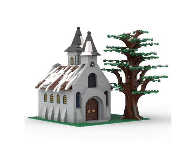 ZITIANYOUBUILD YOUFOY A Little Romanic Style Church for Your Winter Village 1154 Pieces
