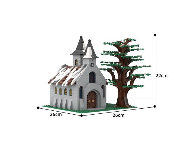ZITIANYOUBUILD YOUFOY A Little Romanic Style Church for Your Winter Village 1154 Pieces