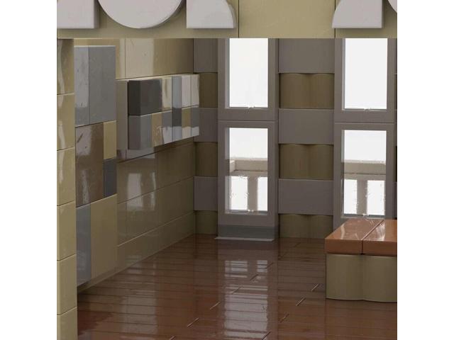 ZITIANYOUBUILD MOC-43761 Modular Art Gallery Modern Art Architecture 1295 Parts