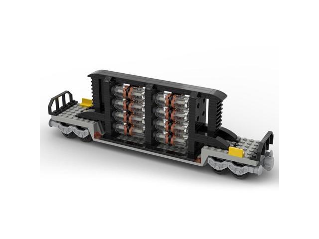 ZITIANYOUBUILD Custom MOC-88805 Nulcear Waste Uranium Rods Train Car 206 Parts for Christmas