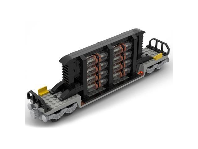 ZITIANYOUBUILD Custom MOC-88805 Nulcear Waste Uranium Rods Train Car 206 Parts for Christmas