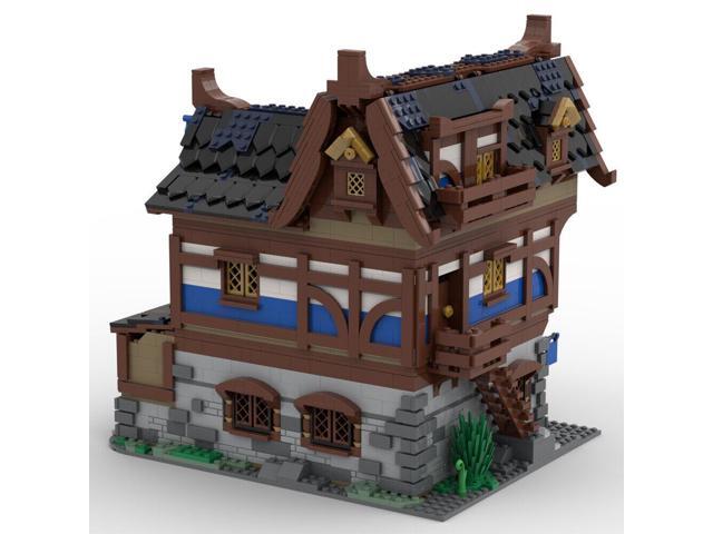 ZITIANYOUBUILD MOC-70187 MEDIEVAL TAVERN and Hotel with Interior Modular Building 2326 Parts