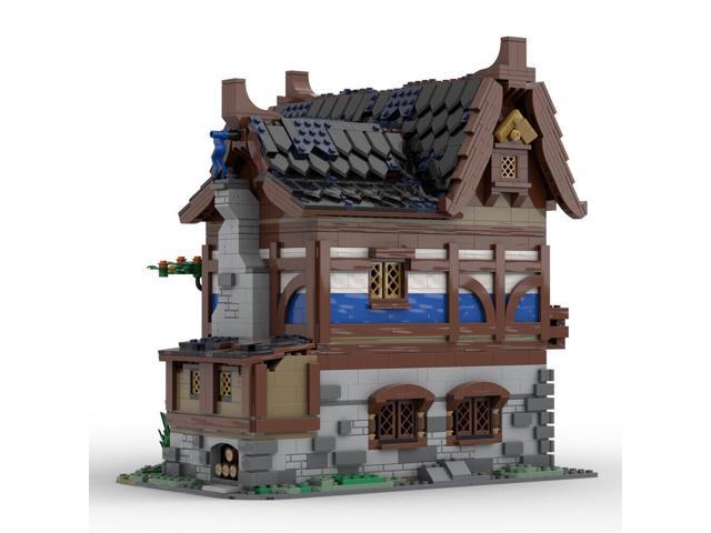 ZITIANYOUBUILD MOC-70187 MEDIEVAL TAVERN and Hotel with Interior Modular Building 2326 Parts