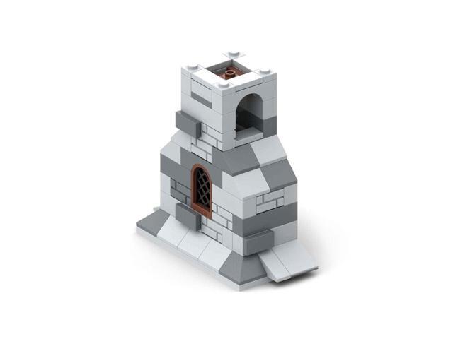 ZITIANYOUBUILD C7478 Medieval Village Church with Interior Modular Building 1130 Parts