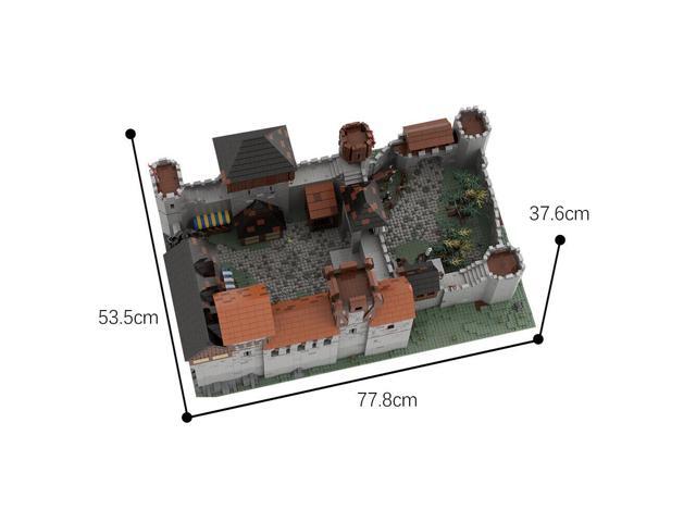 ZITIANYOUBUILD C7703 Medieval Castle Modular Building with Detailed Interior 10546 Parts