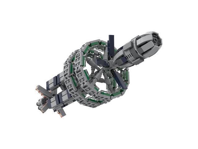 ZITIANYOUBUILD MOC-129155 Orbis Starport Station with Stand from Game 493 Parts 1:20000 Scale