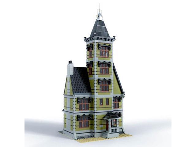 ZITIANYOUBUILD C4883 Modular Building: Haunted House with Full Interior 3723 Parts Gift