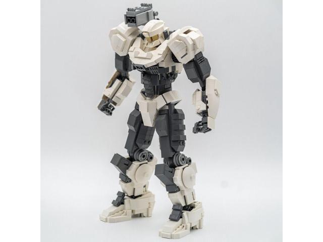 ZITIANYOUBUILD MOC-96964 White Mech Robot Jaeger Model 31,5 cm High Building Toys 1244 Parts