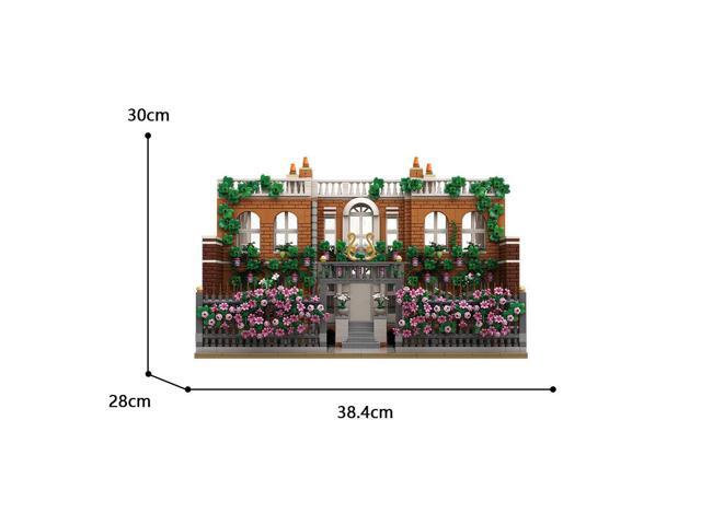 ZITIANYOUBUILD C7974 Villa with Iconic House Facade & Flowers from TV Series 3023 Parts