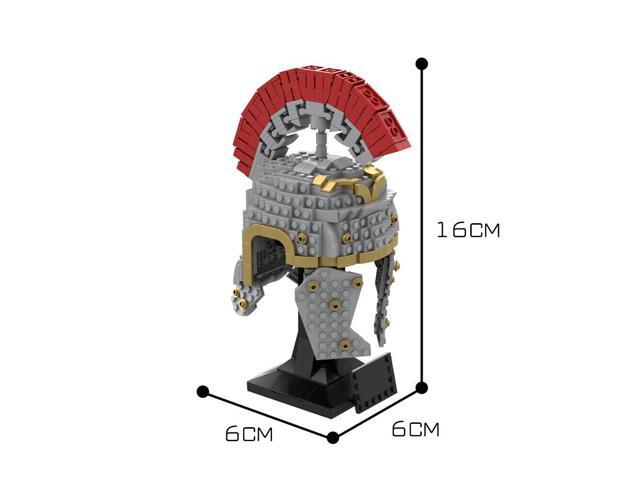 ZITIANYOUBUILD C7598 Roman Centurion Helmet Collection with Plaque Building Toys Set 568 Parts