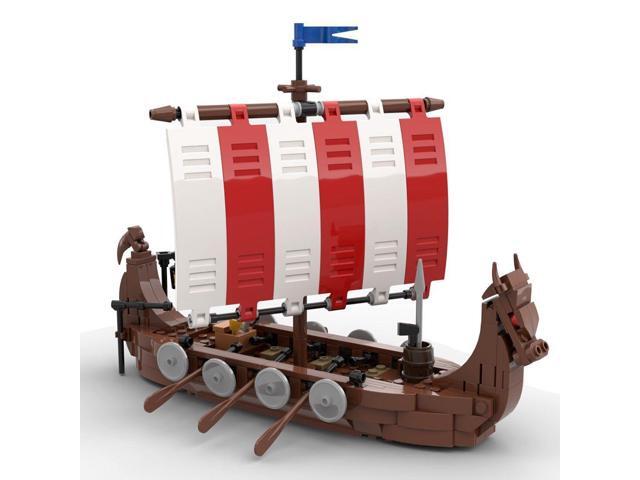 ZITIANYOUBUILD Custom MOC-98225 The Viking Longship 314 Parts Kids Gift for Christmas