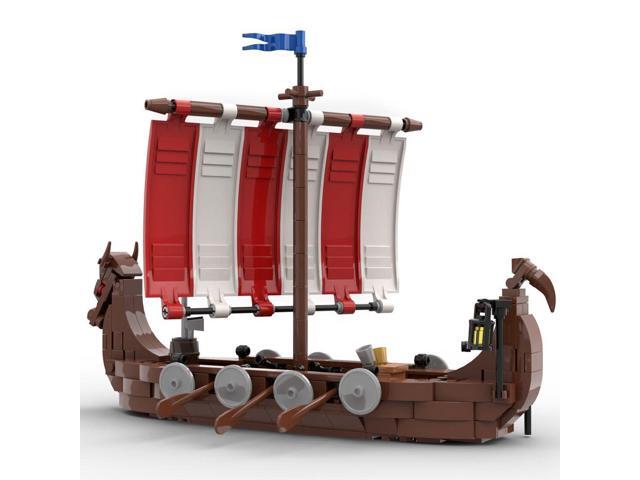 ZITIANYOUBUILD Custom MOC-98225 The Viking Longship 314 Parts Kids Gift for Christmas