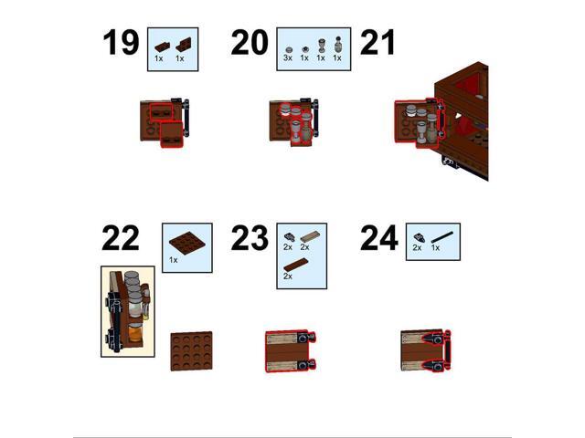 ZITIANYOUBUILD Custom MOC-78795 Medieval Potion Seller 221 Parts Kids Gift for Christmas