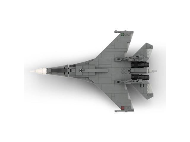 ZITIANYOUBUILD Custom MOC-143096 SU-35 Military-theme Aircraft Model 433 Parts Kids Gift