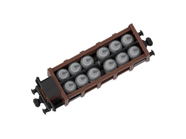 ZITIANYOUBUILD Custom MOC-133884 Acid Carrying Wagon with Brakemans Cab 407 Parts Kids Gift