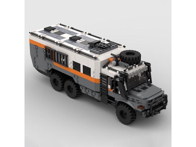 ZITIANYOUBUILD MOC-140755 Off-road Truck 6x6 for Overlanding Expedition with Interior
