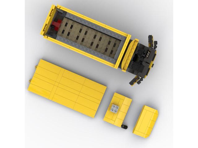 ZITIANYOUBUILD MOC-102534 Fully Playable and Functional Transport Truck Model Yellow 783 Parts